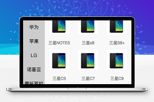 电子产品手机分类销售选购页程序源码下载