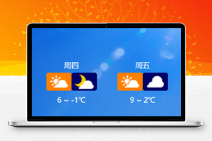 精品天气预报；使用百度地图API