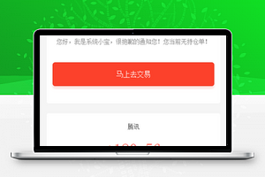 股票个人持仓盈亏信息查询小程序源码下载