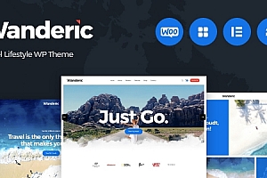 Wanderic – 旅游博客网站模板WordPress主题