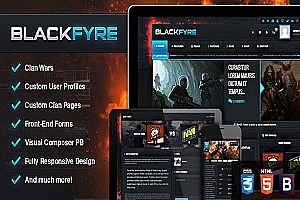 Blackfyre 游戏社区 WordPress主题