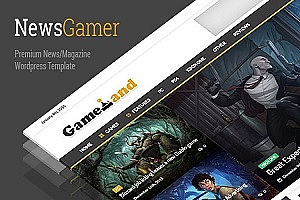 News Gamer 游戏电影新闻杂志WordPress主题