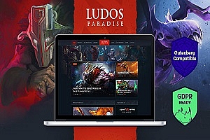 Ludos Paradise – 游戏博客WordPress主题 – v2.0.2