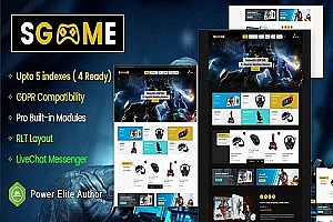 SGame – 游戏周边设备在线商店OpenCart主题 – v1.0.1