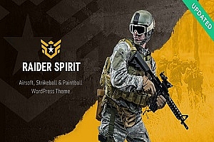 Raider Spirit – 射击俱乐部游戏竞技网站WordPress主题 – v1.0.3
