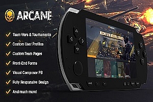 Arcane – 游戏社区网站模板WordPress主题 – v2.7.2