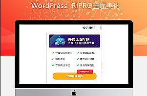 RIPRO主题美化-导航栏VIP会员下拉分类介绍