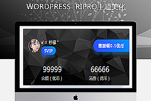 RIPRO主题美化-用户信息展示小工具美化