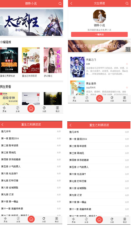 VIP小说V5.1.2公众号版 修复自动卡密 微赞模块