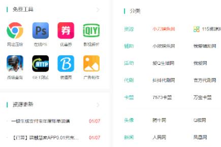 精仿技术导航网站源码 织梦CMS模板