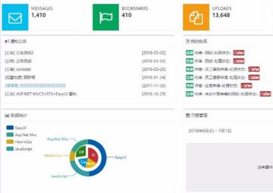 ASP.NET MVC5+EF6后台管理系统 Ymnets快速开发框架网站源码 带工作流